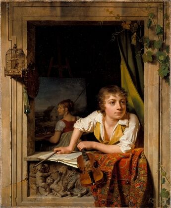 Painting and Music (Portrait of the Artist’s Son)
