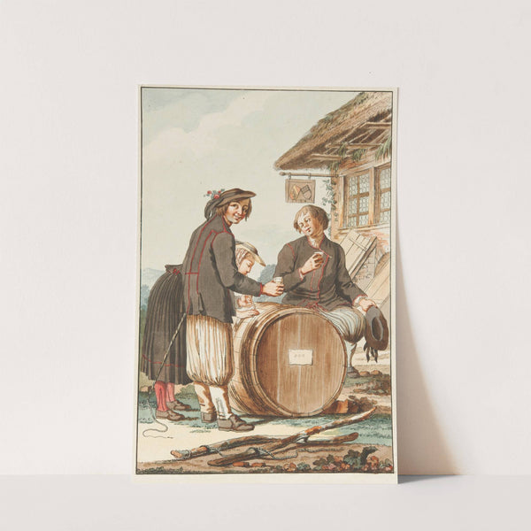 Paisans Suisses du Bailliage de Morat (1774) by Gottfried Locher
