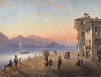 Palazzo Borromeo, Isola Bella on Lake Maggiore (1849)