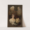 Palette with a portrait of a young Gipsy woman (1894) by Franciszek Ejsmond