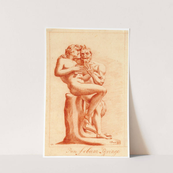 Pan en Syrinx, of Pan en Apollo by Cornelis Pronk