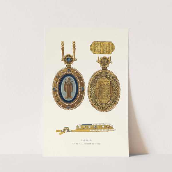 Panagiia, khran. v sinod. Riznitse v Moskve by Fedor Grigoryevich Solntsev