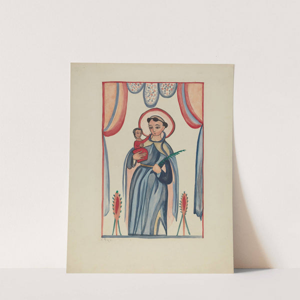 Panel from Altar Piece of San Antonio by E. Boyd
