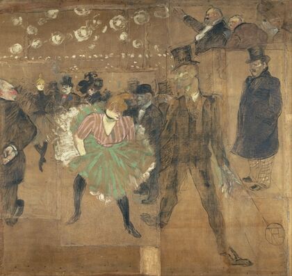 Panneaux pour la baraque de la Goulue, à la Foire du Trône à Paris (1895)