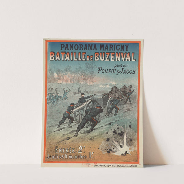 Panorama Marigny. Bataille de Buzenval, peint par Poilpot & Jacob. (1883) by Imp. Emile Lévy