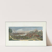 Panorama von Prag Nach der Natur im Volksgarten aufgenommen (1840) by Vinzenz Morstadt
