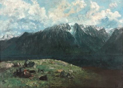 Panoramic View of the Alps, Les Dents du Midi — size preview