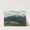 Panoramic View of the Alps, Les Dents du Midi (1877) by Gustave Courbet