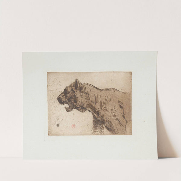 Panther (1856-1897) by Henri-Charles Guérard