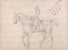 ‘Panton’s Doctor’; With Jockey Up, Walking to Left