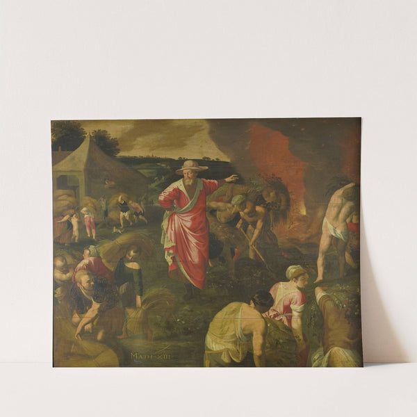 Parable of the Weeds among the Wheat (1590 - 1610) by Isaac Claesz. van Swanenburg