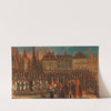 Parade des Wiener Bürgermilitärs auf dem Graben am 27. Oktober 1745 anlässlich der Rückkehr Kaiser Franz’ I. und Maria Theresias von der Kaiserkrönung in Frankfurt (1745)
