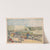 Parade with lion in cage on wagon, circus tent in background (1891) by Calvert Litho. Co