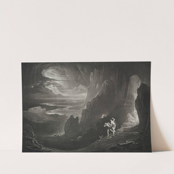 Paradise Lost; Adam and Eve Driven out of Paradise (1824) by John Martin