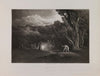 Paradise-with the Approach of the Archangel Raphael (Book 5, Line 308) (1824–1827)
