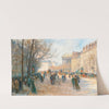 Paris, Flaneurs at la Madeleine by Georges Fraipont