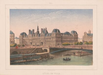 Paris. Hôtel de Ville (1870-1879)