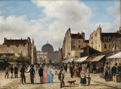Paris, la rue Saint-Nicaise