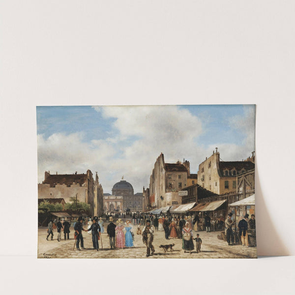 Paris, la rue Saint-Nicaise by Giuseppe Canella