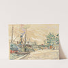 Paris, La Seine au Pont des Saints-Pères by Paul Signac