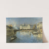 Paris, la Seine et l&#039;Hôtel de Ville by Frank Myers Boggs