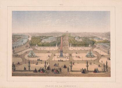 Paris. Place de la Concorde (1870-1879)