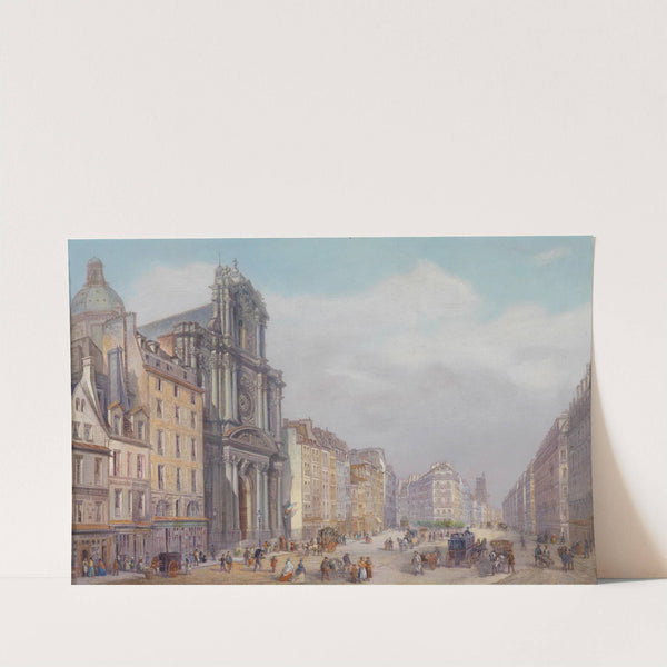 Paris Rue Saint Antoine by Carlo Bossoli