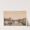 Paris, View from the Concorde Bridge (1866) by Maxime Lalanne