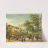 Paris, view of the boulevard Montmartre by Giuseppe Canella