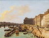 Paris, Vue de la Passerelle des Arts et du Louvre
