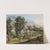 Parklandschaft mit Spaziergängern by Vinzenz Kreuzer