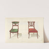 Parlour chairs. by Thomas Sheraton