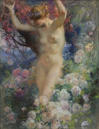 Parmi les roses