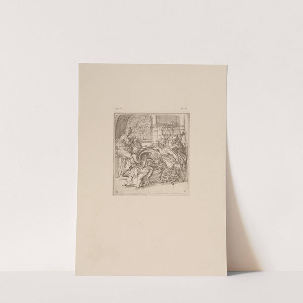 Parmigianino - The holy family by P. &amp; D. Colnaghi