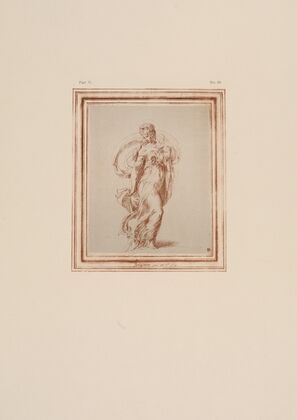 Parmigianino – Woman in flowing drapery