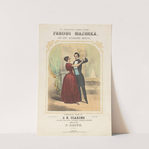 Parodi mazurka (or the Searing waltz) (1851) by Sarony, Major &amp; Knapp Lith.