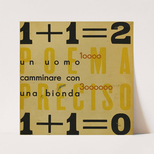 Parole in liberta; futuriste olfattive tattili-termiche Pl. 11 by Filippo Tommaso Marinetti