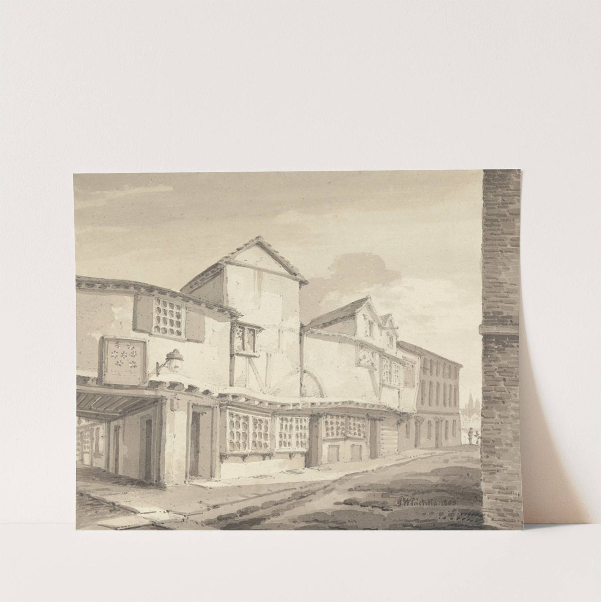 Part of the Monastery of St. Saviours, Southwark by John Whichelo
