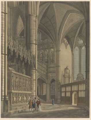 Part of the Sachristary Leading to the Chapel of Henry VII (1793)