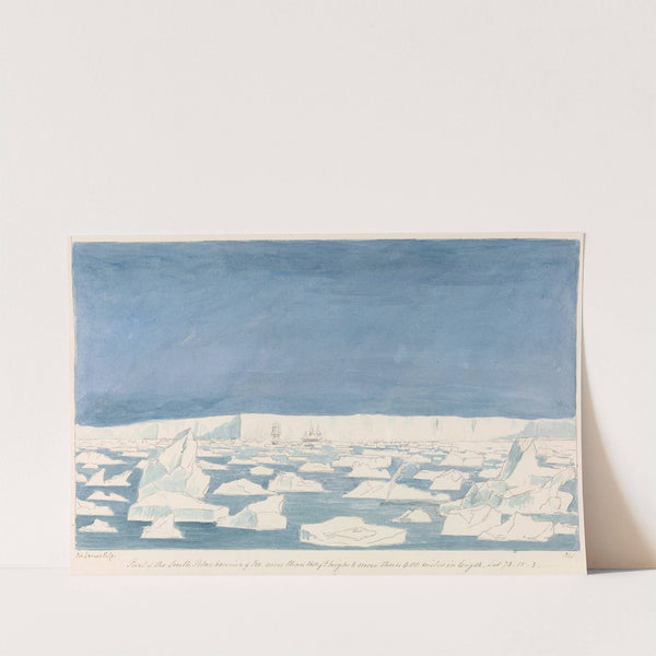 Part of the South Pole Barrier to 180 Feet Above Sea Level, 1000 Feet Thick and 450 Miles in Length by Charles Hamilton Smith