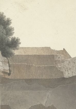 Part of the Vault of the Temple of Minerva Medica in Rome