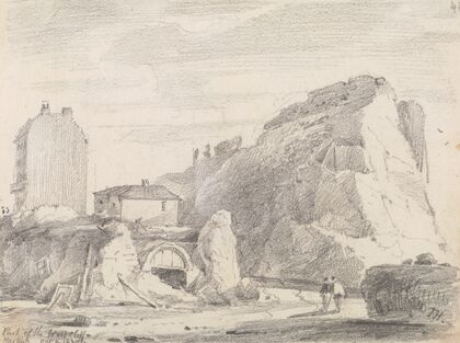 Part of the West Cliff, Hastings, 8 October 1820