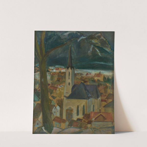 Partenkirchen. (1916) by Rudolf Grossmann