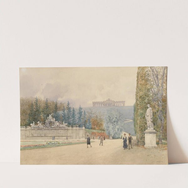 Parterre im Schönbrunner Schlosspark by Franz Kopallik