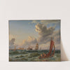 Parti fra Øresund med Kronborg (1870) by Carl Frederik Sørensen