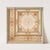 Partial design for a ceiling painted in strapwork and pine cone motifs (19th Century) by Jules-Edmond-Charles Lachaise