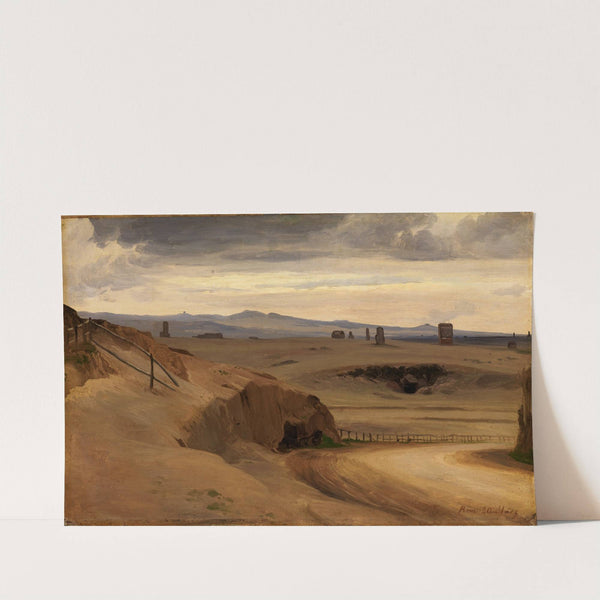Partie aus der Römischen Campagna by Johann Wilhelm Schirmer