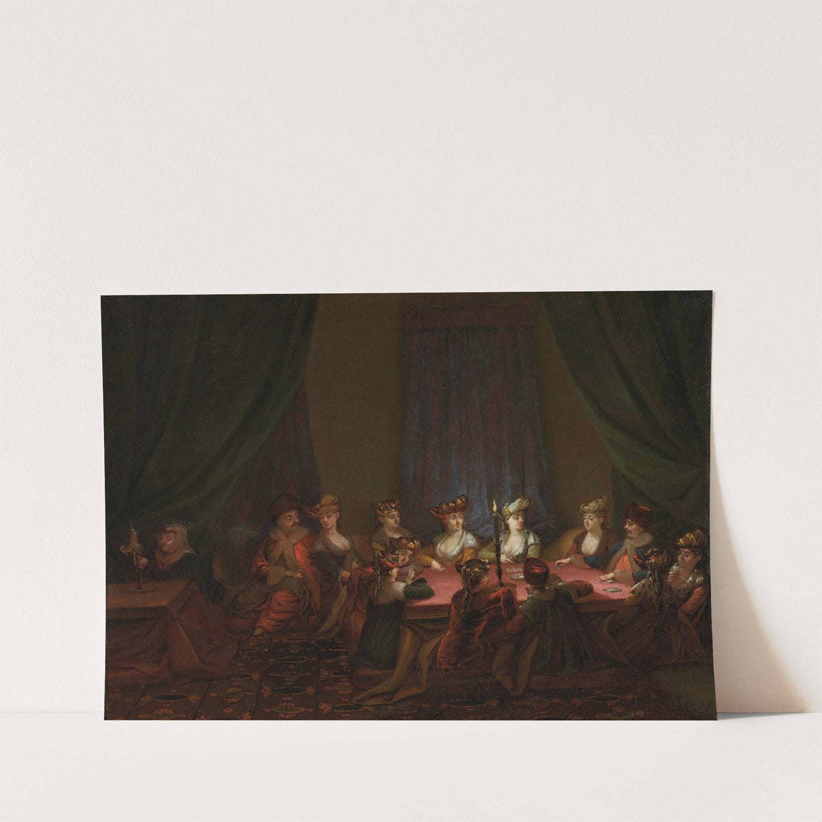 Party of Armenians Playing Cards by Jean Baptiste Vanmour