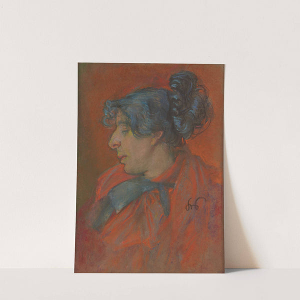 Paryżanka - studium portretowe by Stanisław Wyspiański