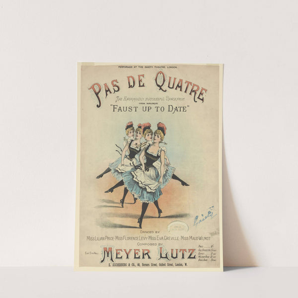 Pas de quatre (1888) by E. Ascherberg & Co.